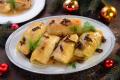 Stuffed cabbage with rice and mushrooms